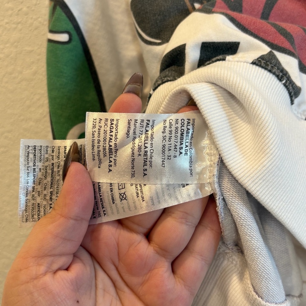 NBA Exclusive Cropped Sweatshirt Chicago Bulls Lakers Celtics Graphic Large - Picture 9 of 10